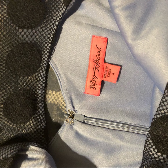 Betsey Johnson blue polka dot dress - Picture 6 of 8